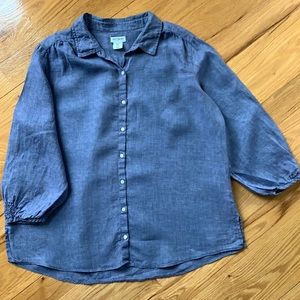Artisan NY linen top XL but fits like a L
